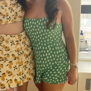 Green Mini jumpsuit